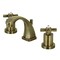 Kingston Brass KS4943ZX Millennium 8" Widespread Bathroom Faucet, Antique Brass KS4943ZX - alternate 1